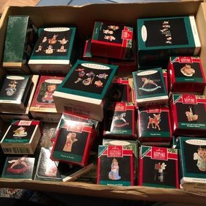 Hallmark mini ornaments